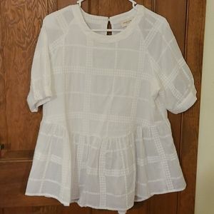 Orange creek - White blouse size large